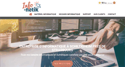 Desktop Screenshot of infonetik.fr